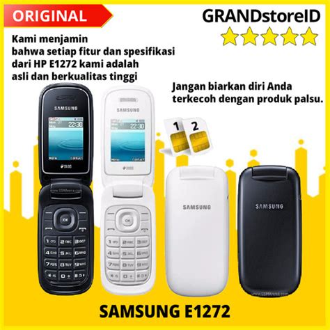 Jual Hp Jadul Samsung Flip E1272 Original Caramel Duos Gsi Hp Langka