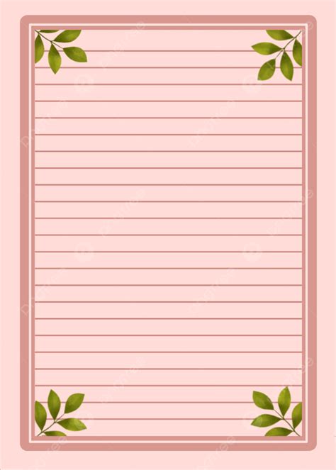 Cute Design Writing Stationery Lined Paper Background Wallpaper Image