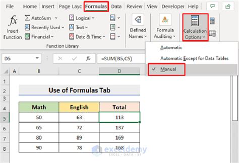 Troubleshooting Excel Fixes For Excel Formulas Not Updating