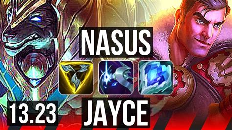 Nasus Vs Jayce Top 2 5m Mastery 7 Solo Kills 300 Games Na