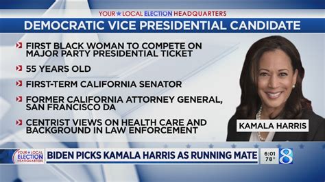 Biden Selects California Sen Kamala Harris As Running Mate Youtube