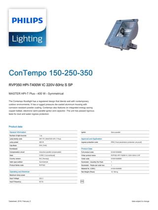 Lampu Tembak Sorot 400W PDF