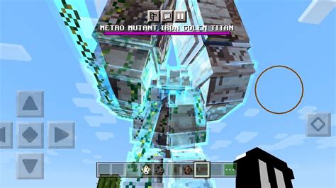 Metro Mutant Iron Golem Titan Mod In Minecraft Pe Youtube