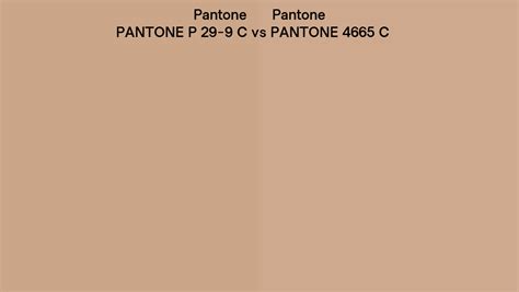 Pantone P 29 9 C Vs Pantone 4665 C Side By Side Comparison