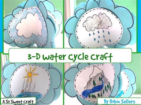 How To Turn Spring Crafts Into Teachable Moments Water Cycle Craft