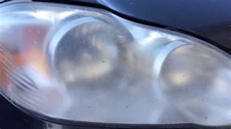 How To Clean Foggy Headlights Youtube