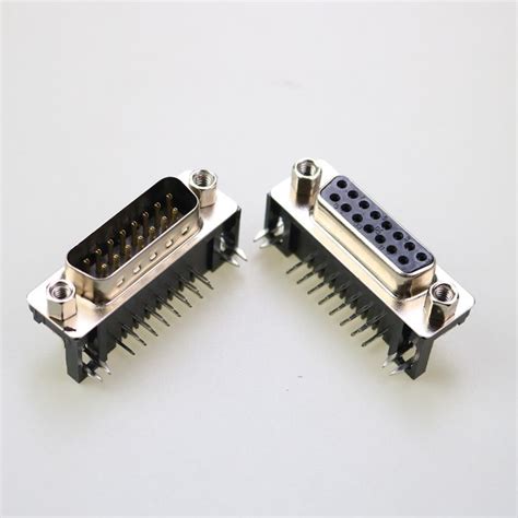 Pcs Db Female Male Pcb Mount D Sub Pin Pcb Connectorrs