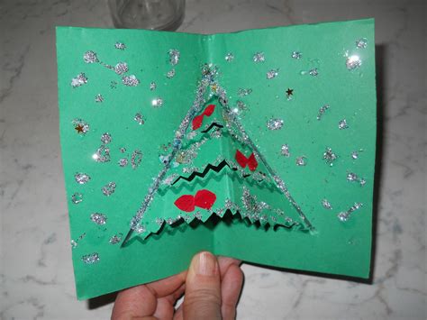 Ricette Bricolage Biglietto Pop Up Albero Di Natale