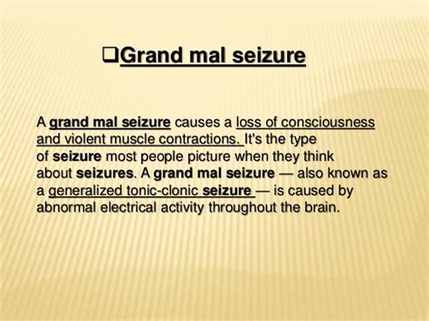 Grand Mal Seizure Overview Medications Surgery And Other Therapies