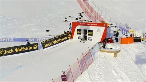 Cancellata La Seconda Prova Della Discesa Di St Moritz Race Ski Magazine