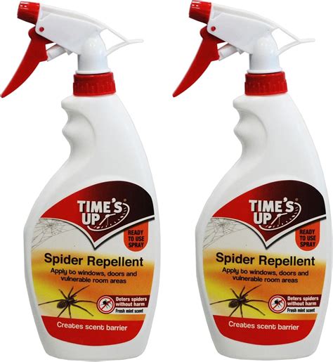 Times Up Spider Repellent Peppermint Oil Spray 500ml Set Of 2 Uk Garden