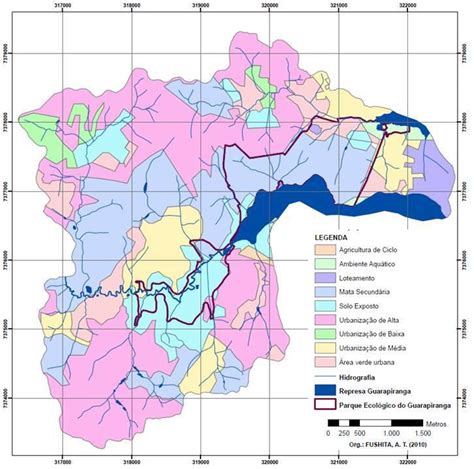 Mapa De Uso E Ocupa O Da Terra No Entorno Do Parque Ecol Gico Do