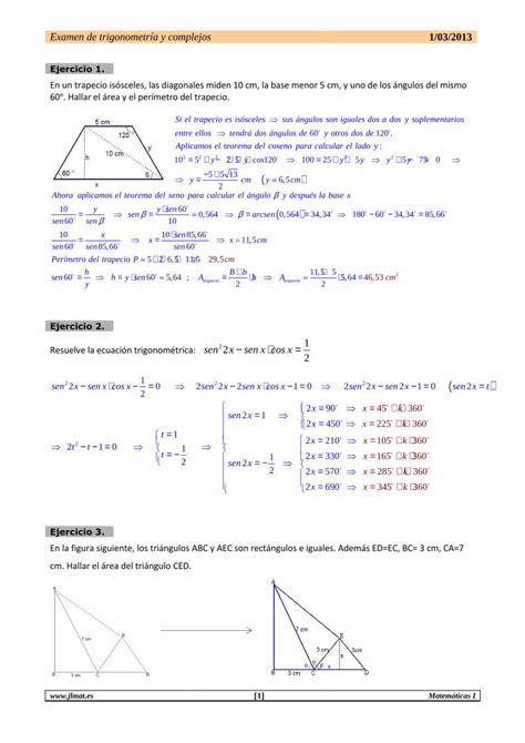 PDF Examen de trigonometría y complejos 1 03 2013jlmat es datos 1bto