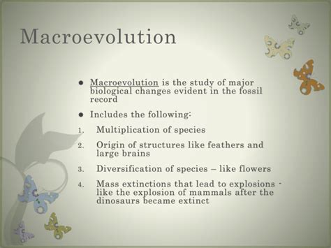 Macroevolution