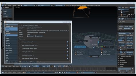 Blender D Viewport Pie Menus Youtube