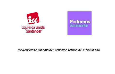 Programa Electoral Izquierda Unida Podemos Santander Izquierda Unida