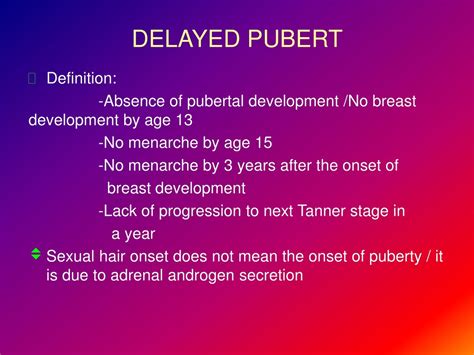 Ppt Abnormalities Of Puberty Powerpoint Presentation Free Download Id 8745053