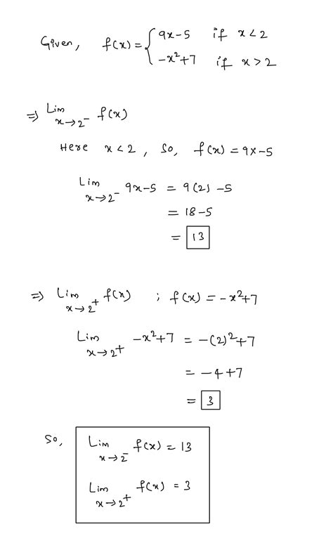 [solved] Consider The Function F X 9x 5 Ifx