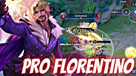 AoV FLORENTINO PRO GAMEPLAY ARENA OF VALOR YouTube