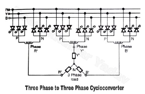 Three Phase To Three Phase Cycloconverter Diagram How To Con