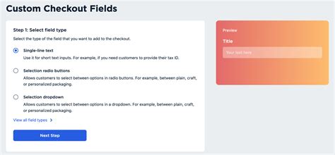 Creating Custom Fields At Checkout Ecwid Help Center