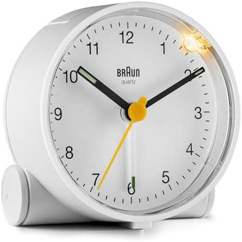 Braun Classic Analogue Alarm Clock With Snooze And Light Quiet Quartz