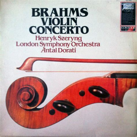 Brahms Henryk Szeryng London Symphony Orchestra Antal Dorati Violin Concerto Lp Album