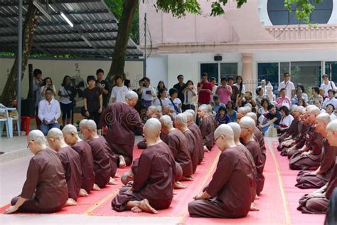 The Buddhist Nun Ordination Ceremony Editorial Stock Photo - Image of worship, women: 57514003