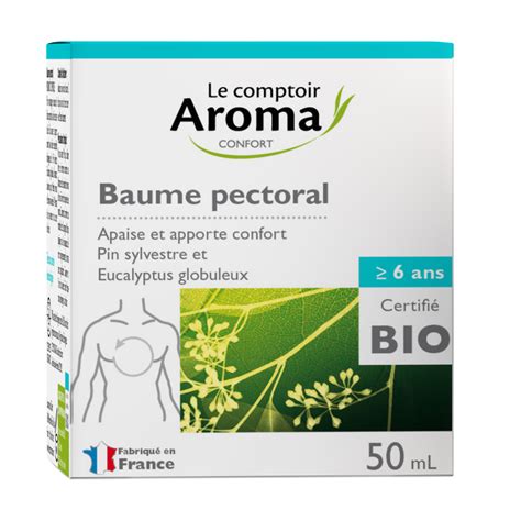 Baume Pectoral Adulte Bio Le Comptoir Aroma