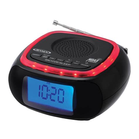 Jensen Digital Amfm Weather Band Alarm Clock Radio With Noaa Weather