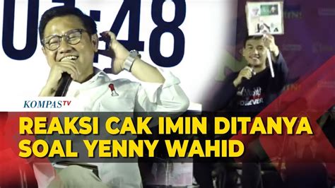 Begini Reaksi Cak Imin Ditanya Soal Kondisi Hubungannya Dengan Yenny