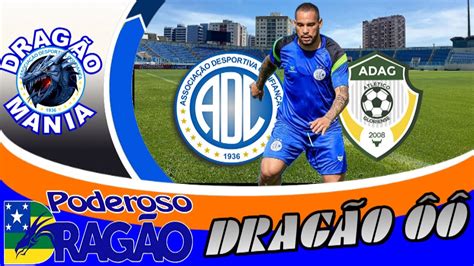 Confiança e Atlético Gloriense quinta às 20 horas Dragão Mania YouTube