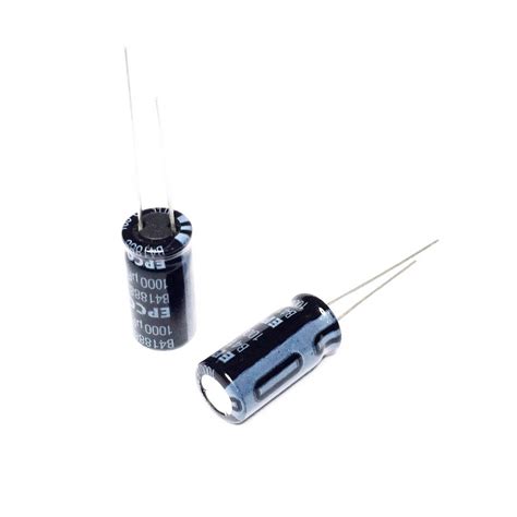 Capacitor Eletrol Tico Uf Mf V C X Epcos