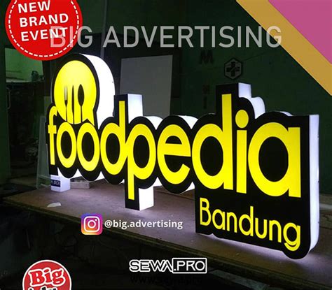 Jasa Pembuatan Neon Box Bandung Big Advertising