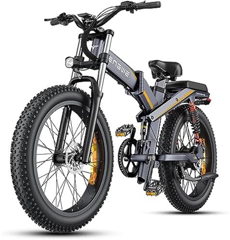 Engwe X Bicicleta El Ctrica Plegable Con X Fat Tire Bater A