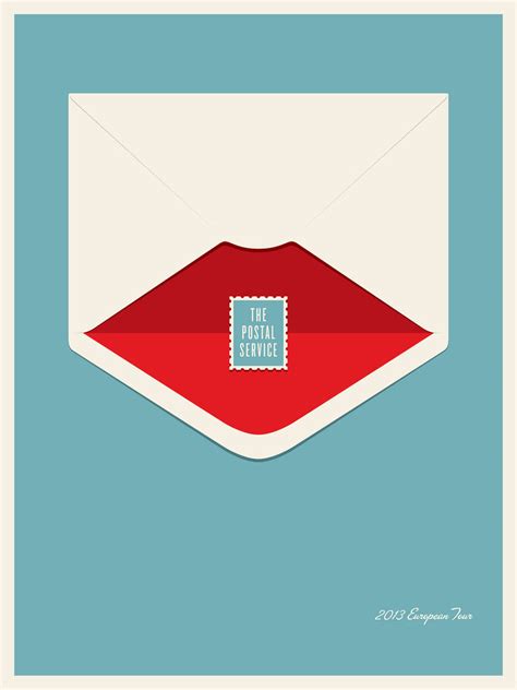 The Postal Service - Europe Tour - Screen Print Band Poster – JASON MUNN