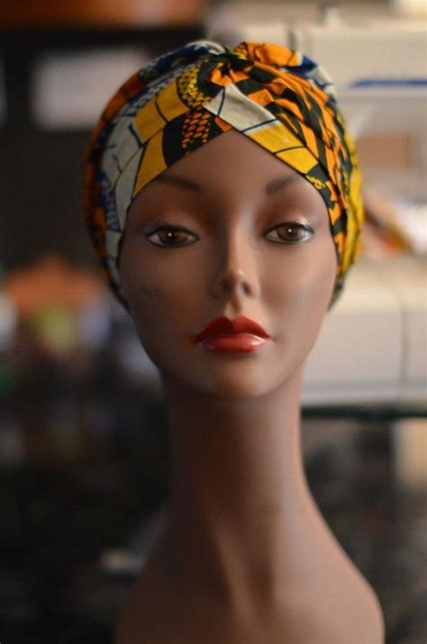 Gorgeous African Print Ankara Turban Presewn Hat By Turbanglamour