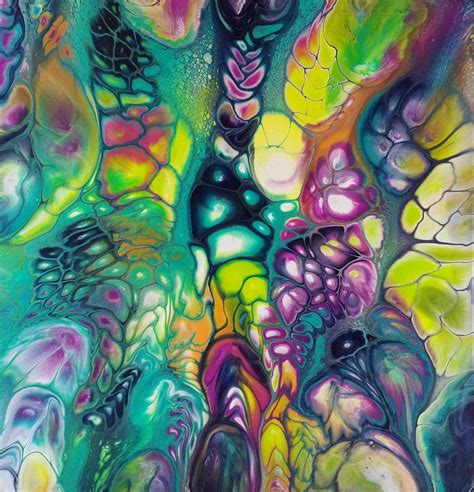 Fluid Acrylic Pouring Acrylic Pouring Acrylic Pouring Art Flow Painting