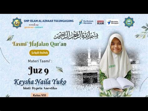 Tasmi Hafalan Al Qur An Ananda Keysha Naila Yuko Juz 9 YouTube