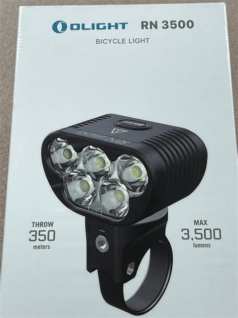 Olight RN 3500 LED Bike Headlight 3500 Lumen Rechargeable Flashlight