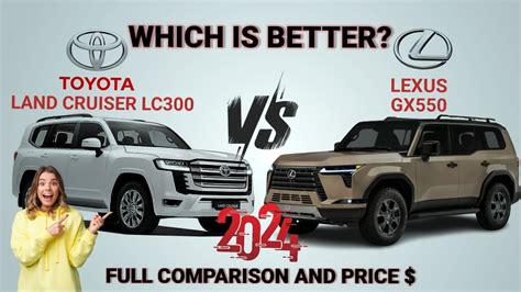 The All New Lexus Gx Vs Toyota Land Cruiser Lc Youtube