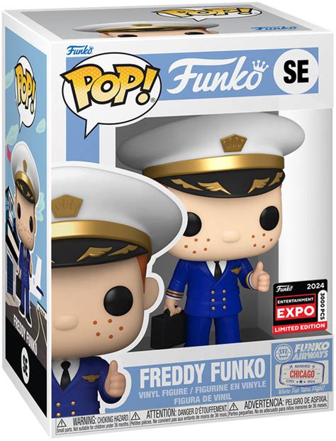 Figurine Pop Freddy Funko Pas Cher Freddy Funko En Uniforme De Pilote