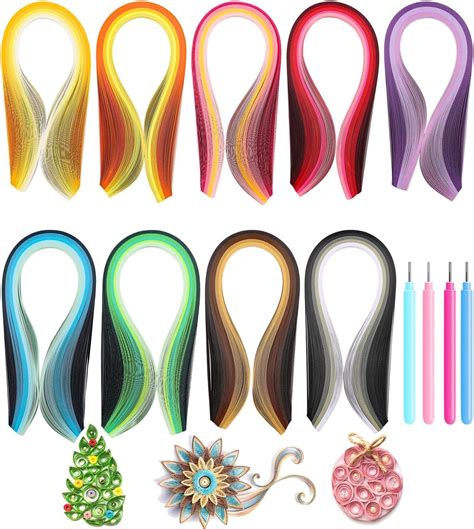 Amazon Pcs Set Paper Quilling Strips Set Colors Paper