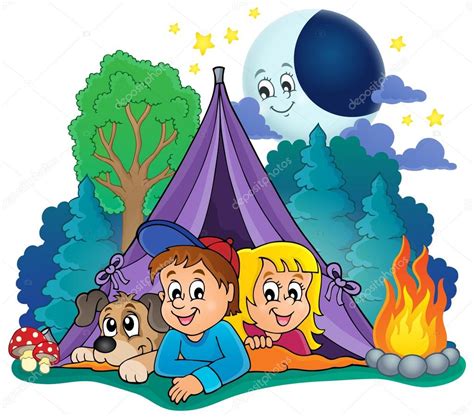 Camping Tema Imagen Vector Gr Fico Vectorial Clairev Imagen