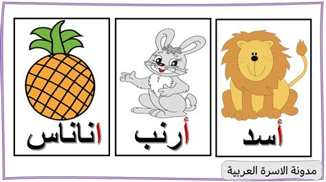 قصة حرف الألف مكتوبة ومصورة للأطفال مدونة الاسرة العربية