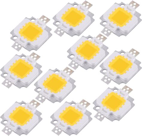 Topincn Smd Chip Cob Pcs W Led Warm Or Cool White Smd Chip Cob Dc