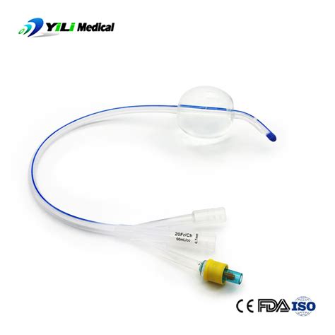 Medical Way Silicone Hematuria Urine Foley Catheter Dufour Or