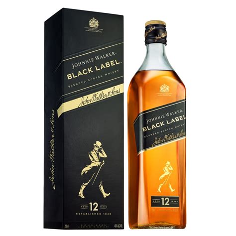 Whisky Johnnie Walker Black Label Botella 750ml Oechsle