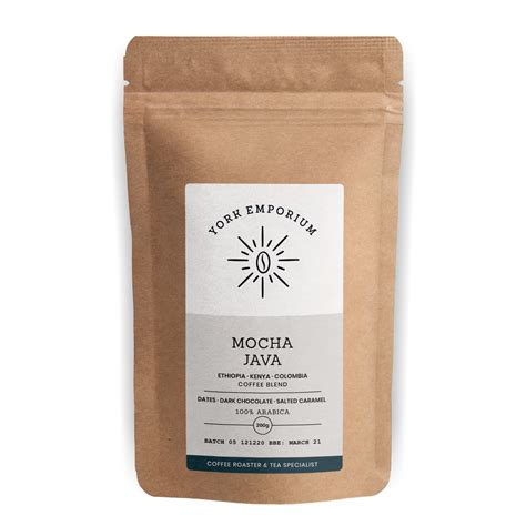 Mocha Java Coffee Blend York Emporium