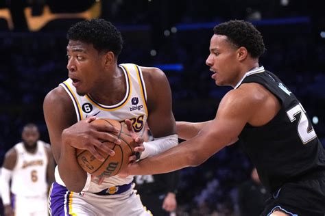 Lakers News Rui Hachimura Talks Statement Home Win Over Grizzlies